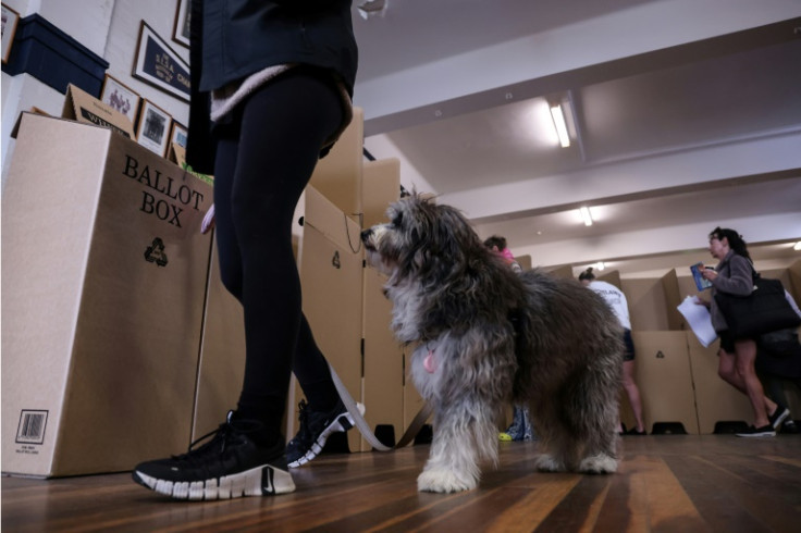 Voting is compulsory, enforced with fines of Aus$20 (US$13), leading to turnouts that top 90 percent