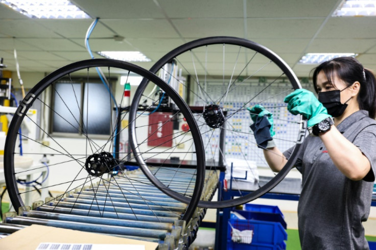 US President Donald Trump's initial 32 percent tariff on Taiwan stunned the island's bicycle manufacturers, who were racing to meet orders ahead of the northern summer before the new toll was announced