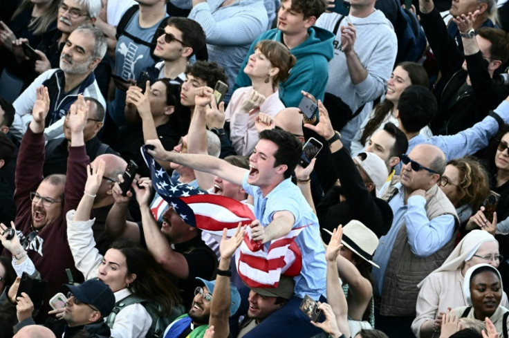 Tens of thousands of well-wishers cheered Leo as he appeared on the balcony of St Peter's Basilica on Thursday evening