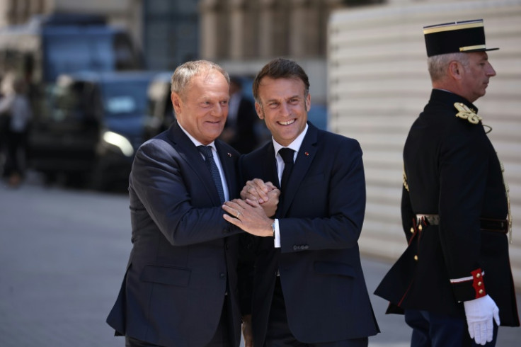 The visit will be the second to Ukraine by Macron