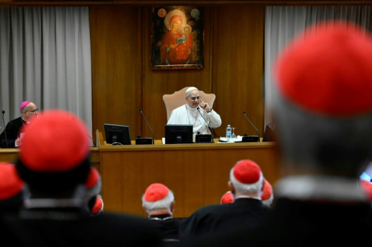 Pope Leo XIV addressed cardinals two days after being elected the 267th leader of the Catholic Church