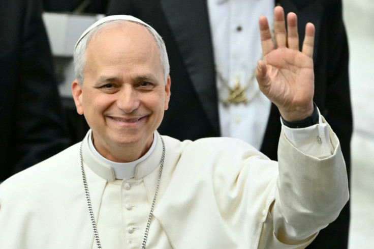 Pope Leo XIV met with journalists and media representatives at the Vatican