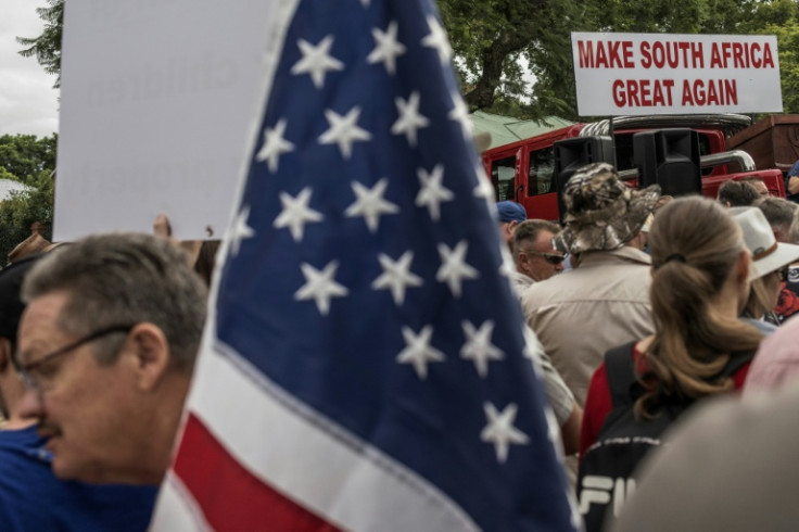The meeting comes days after a first group of white Afrikaners accepted 'refuge' from the United States