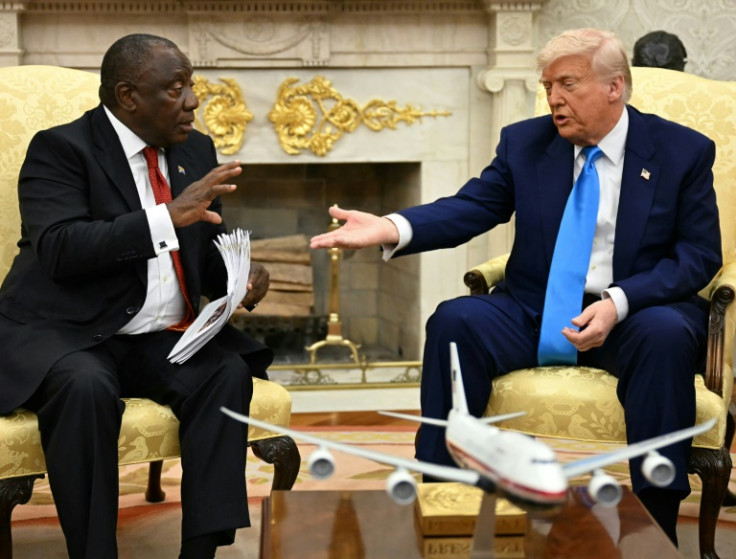US President Donald Trump hosted his South African counterpart Cyril Ramaphosa amid tensions over resettlement of white Afrikaners who the US leader claims are victims of 'genocide'