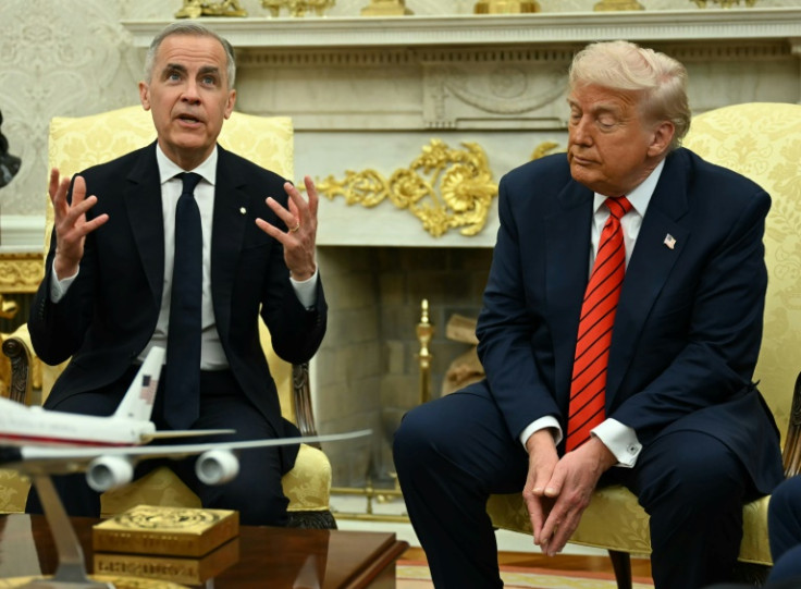 US President Donald Trump maintained his attacks on Canada's sovereignty as he met Prime Minister Mark Carney at the White House, but Carney said his country is 'not for sale'
