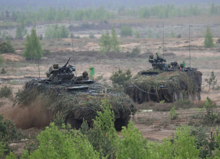 Military exercises in Lithuania. The Baltic state on NATO's eastern flank worries it could be in Moscow's crosshairs