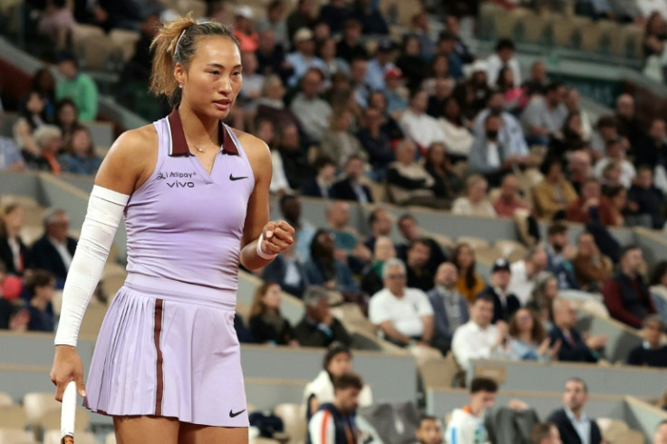 Zheng Qinwen returns to Paris after winning Olympic gold at Roland Garros last August