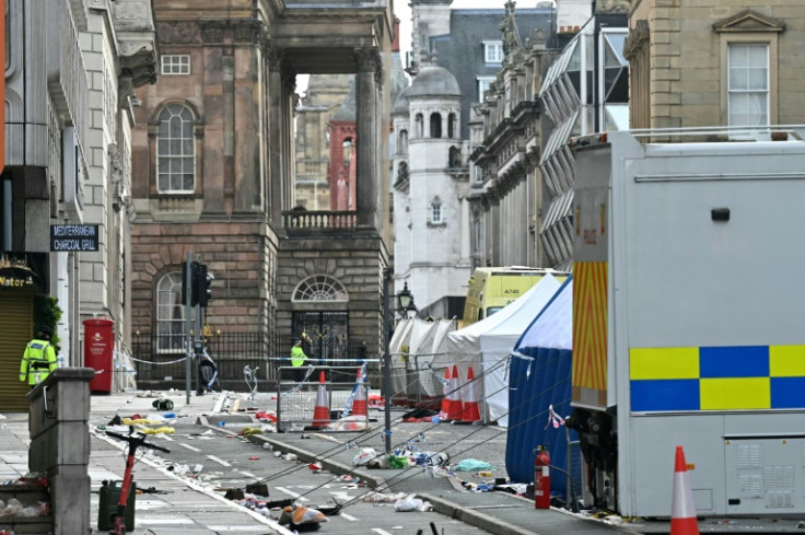 Emergency workers said that 27 football fans were taken to hospital, including two who were seriously injured