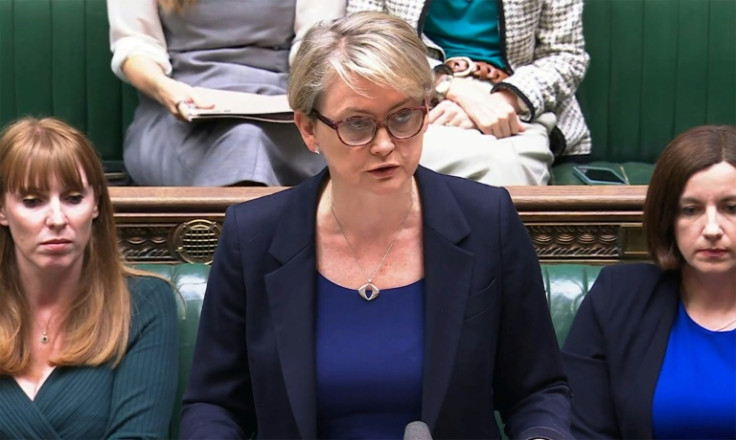 Britain's Home Secretary Yvette Cooper said the UK government would bring in tough new laws to 'root out the scourge' of grooming gangs suspected of sexually exploiting thousands of girls and young women