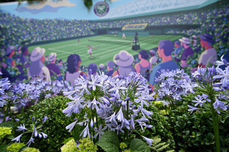 Around 27,000 plants are brought in for Wimbledon