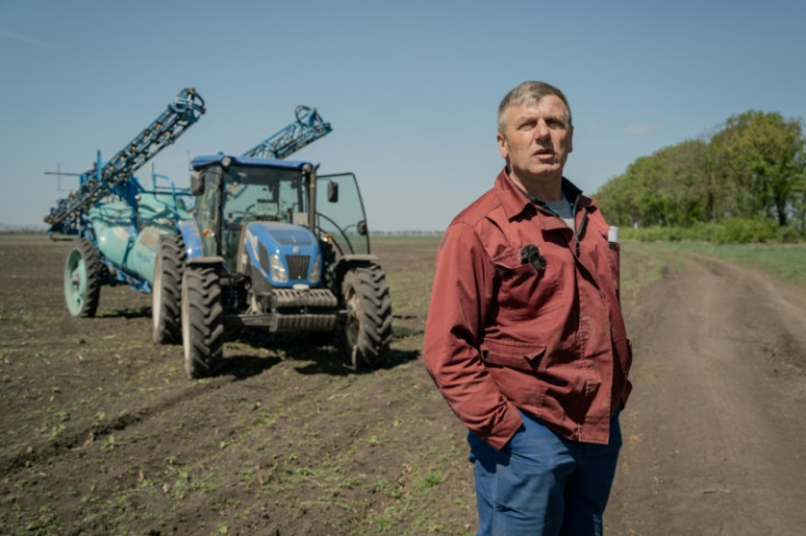 Pereverzev's tractor was blown up three times when he demined fields himself near Kharkiv