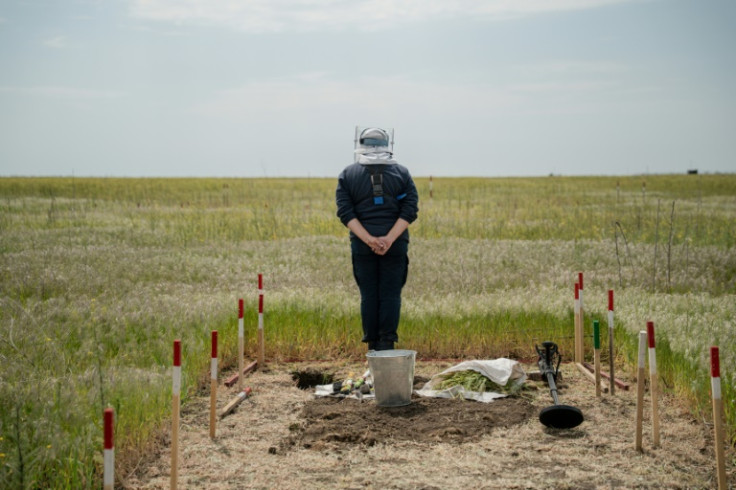 Viktoria Shynkar says demining is much less tiring than being a hairdresser