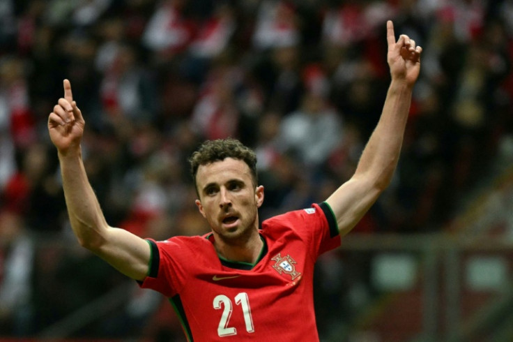 Capped 49 times by Portugal, Jota moved to England in 2017 and starred for Liverpool