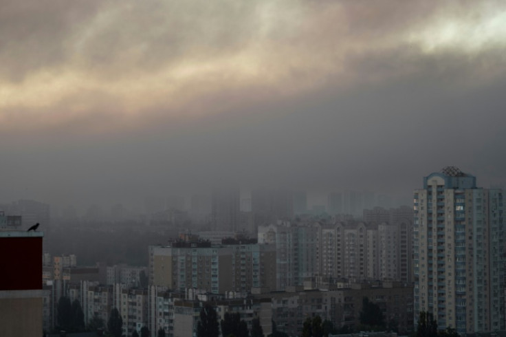 Smoke rises over Kyiv following mass Russian drones and missile strikes on the Ukraine's capital