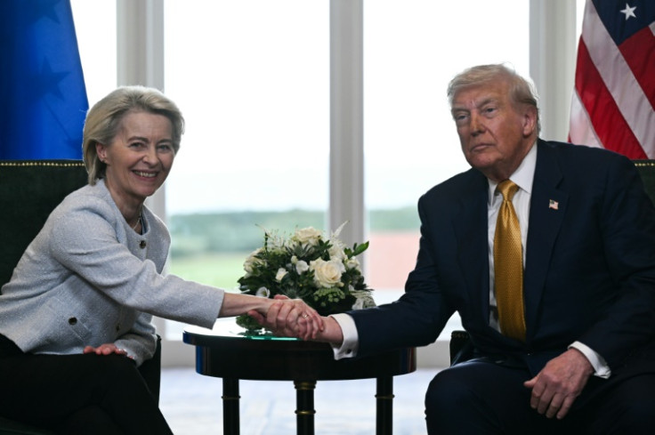 European Commission President Ursula von der Leyen clinched a deal with US President Donald Trump on Sunday after dashing to Scotland