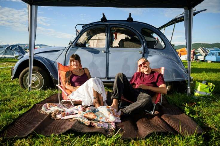Jamie and Mike came from Hamburg to take part in the 2CV rally in Slovenia