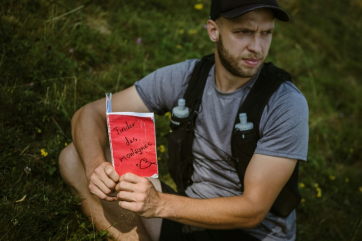 Mountain Tinder notebooks have been left on summits across Switzerland and even as far away as Argentina as the idea spreads