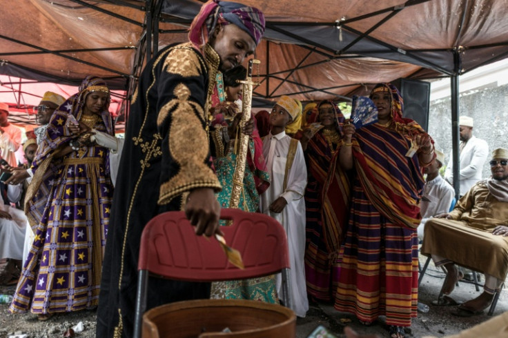 Kassim's procession to the family home of his 41-year-old bride, Faizat Aboubacar, reflected the matrilineal system of the Comoros and its matrilocality, in which husbands move into the communities of their wives.