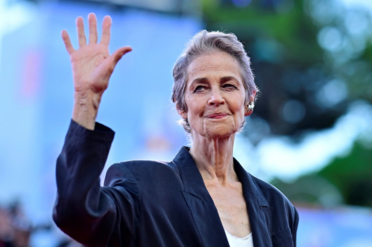 Charlotte Rampling, who also appears in the film, was among those on the red carpet at Venice