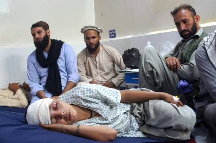 Injured people were taken to a hospital after a 6.0-magnitude earthquake and multiple aftershocks rattled eastern Afghanistan