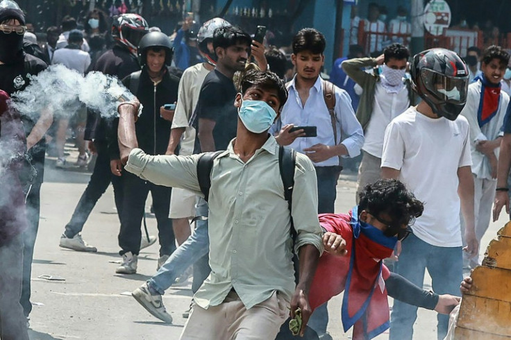 The district administration imposed a curfew in several key areas of the city