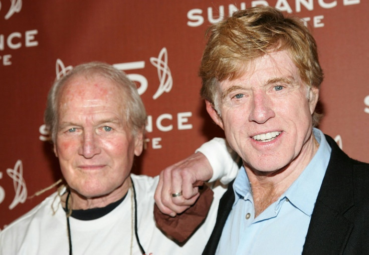 Here's looking at your kid: Paul Newman (left) and Robert Redford in 2006
