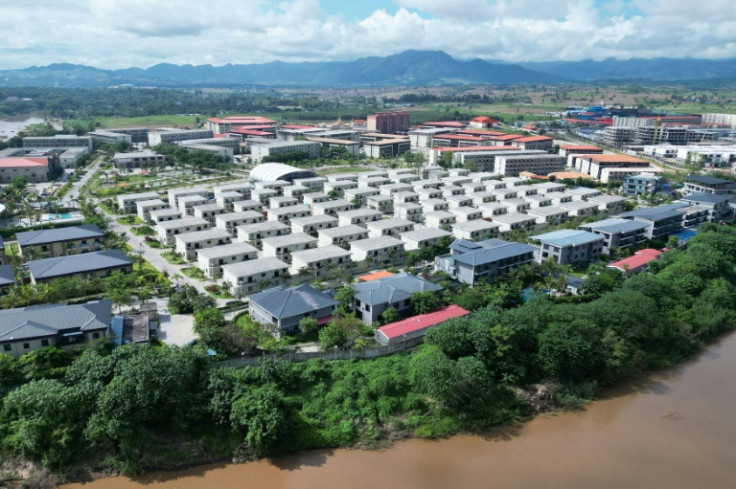 Scam city: a part of KK Park, the biggest scam centre in the cluster of 27 around Myawaddy, Myanmar
