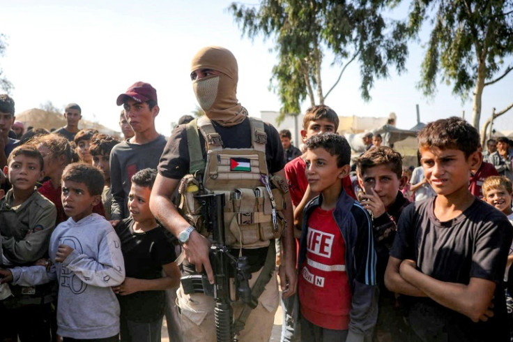 Crowd control at events such as the mass return of Palestinian prisoners freed from Israeli jails has been provided by Hamas fighters