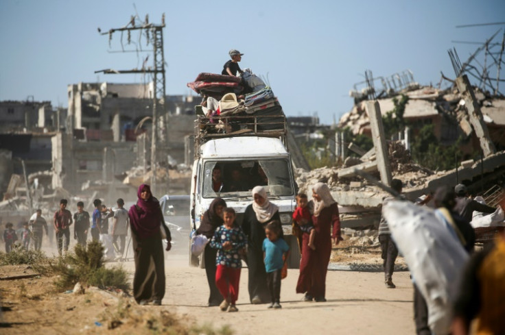 Most Gazans were displaced at least once during the war