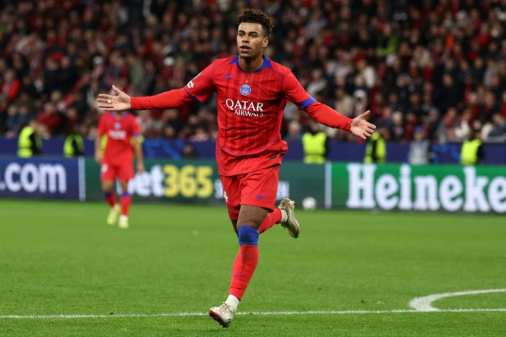 Desire Doue scored twice as title-holders PSG crushed Bayer Leverkusen 7-2 in Germany in the Champions League on Tuesday