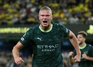 Erling Haaland kept up his remarkable record in front of goal this season by scoring the opener in Manchester City's 2-0 win at Villarreal