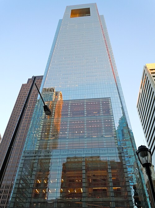 Comcast Center, the company's headquarters in Philadelphia