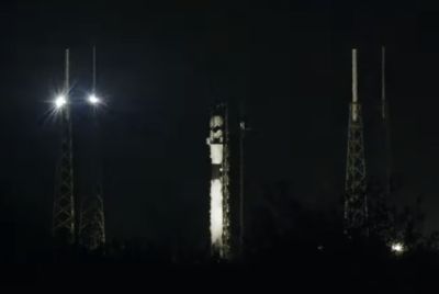 SpaceX Falcon 9 Launch Creates Stunning 'Jellyfish' Contrail Over Florida