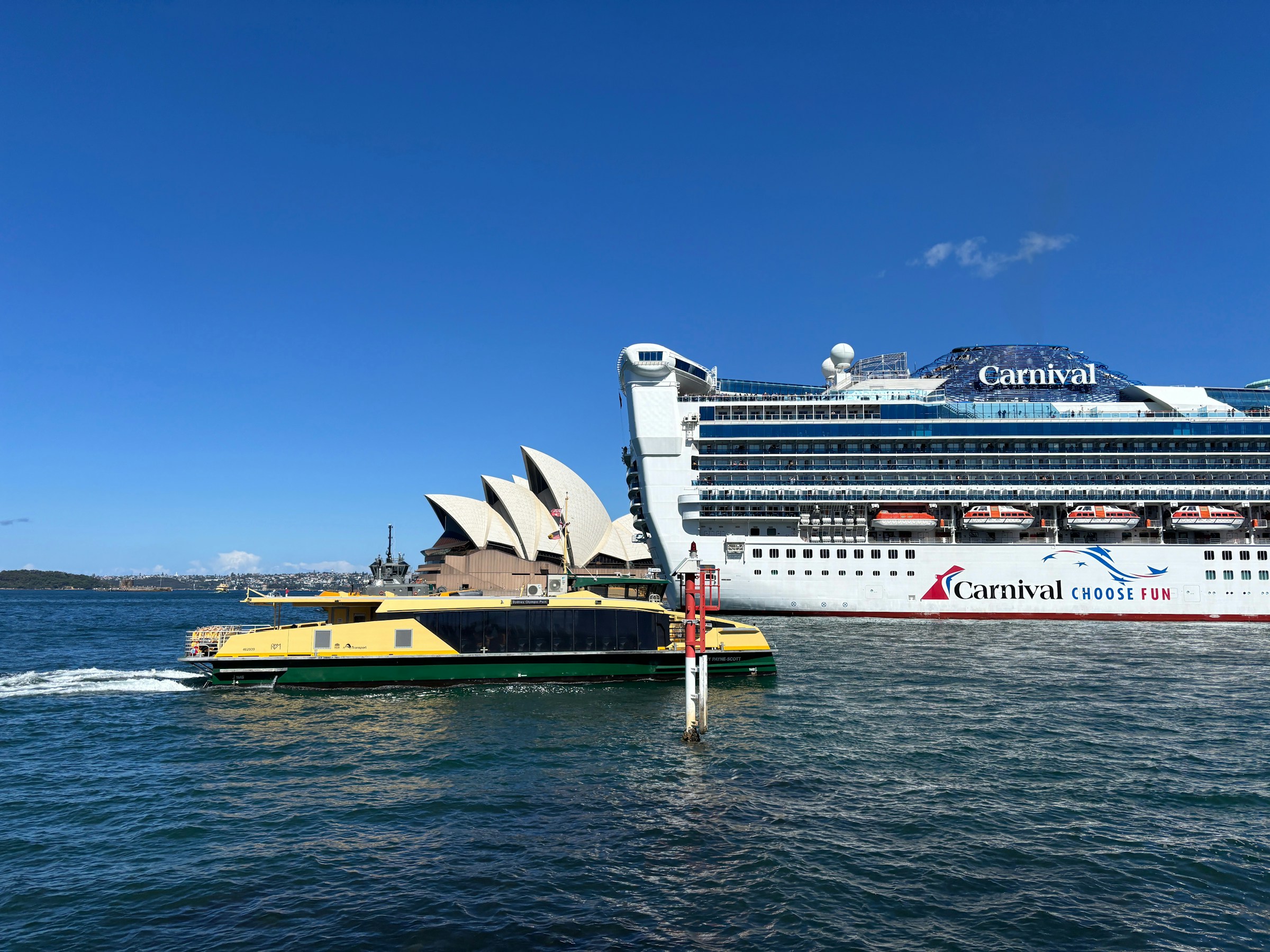 Carnival Adventure Crew Members Filmed Denying Entry to Australian Officials