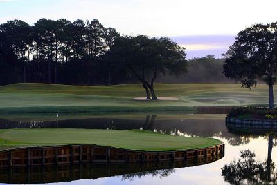 The famous #17, TPC Sawgrass in Ponte Vedra, Florida TPC