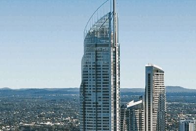 Q1 Tower is the second-tallest skyscraper in the Southern Hemisphere