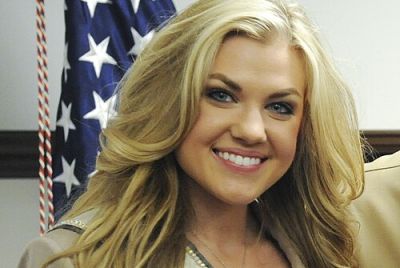 Erika as Miss Arizona USA winner in 2012