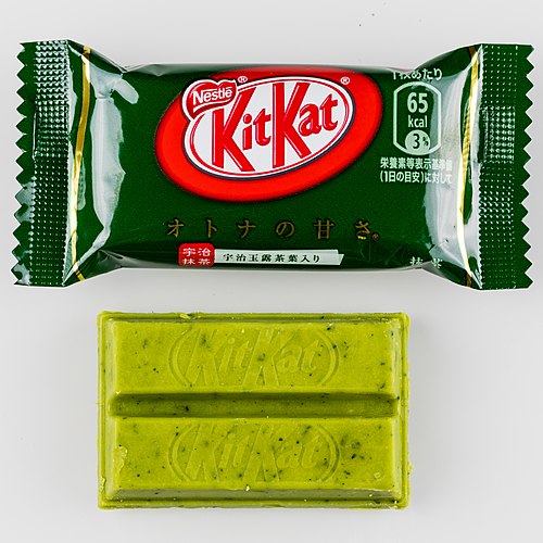 Kit Kat Matcha sold in Japan