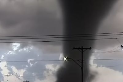 Enid Oklahoma Tornado Tears Through Homes and Air Force Base,