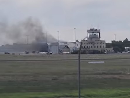 (VIDEO) Plane Crashes Into Hangar at Parafield Airport, Sparking Major ...