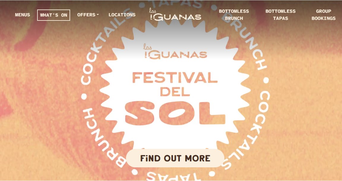 Las Iguanas, the UK's popular Latin American-inspired restaurant chain