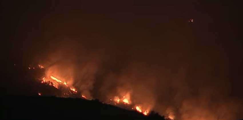 Sandy Fire Explodes to Over 1,300 Acres in Simi Valley 