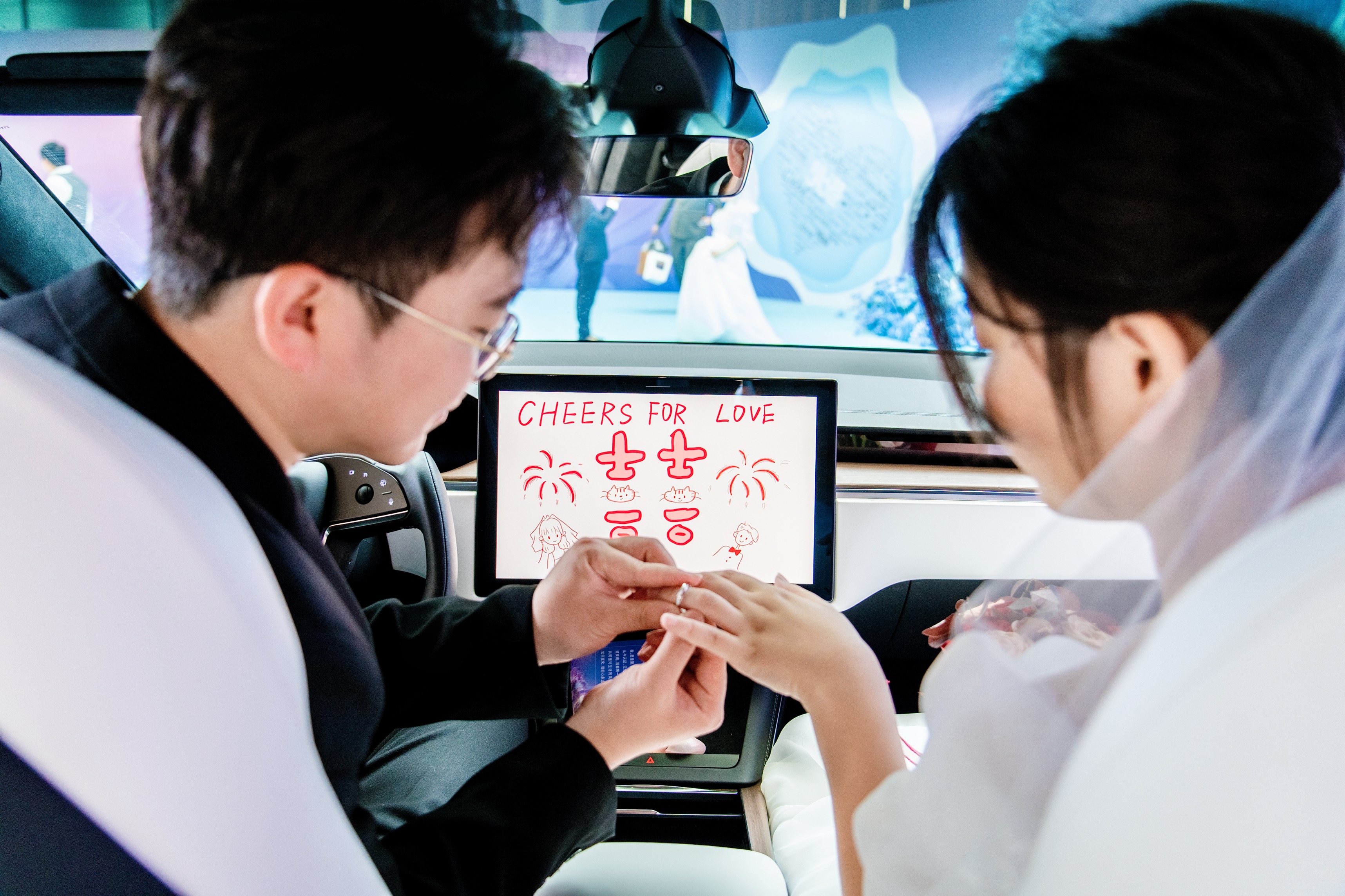 Tesla Hosts Group Wedding in Shanghai as Couples Tie Knot 