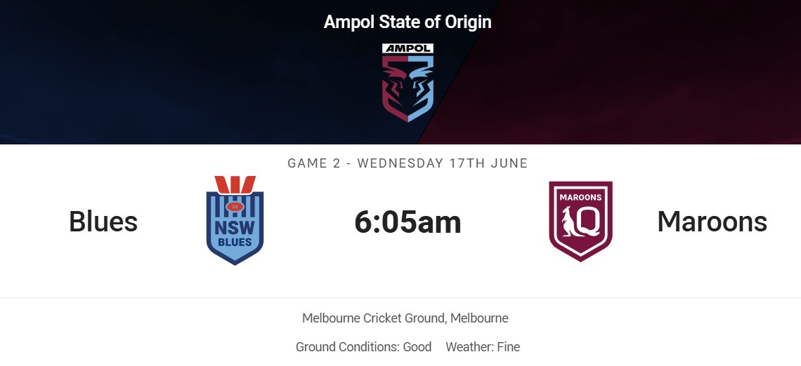 State of Origin Game II 2026: NSW Seeks Series Victory 