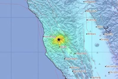 Magnitude 5.6 Earthquake Strikes Northern California Near Redwood Valley, Triggers