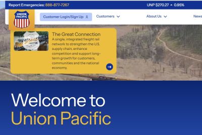 Union Pacific Shares Rise as Railroad Operator Benefits from Strong