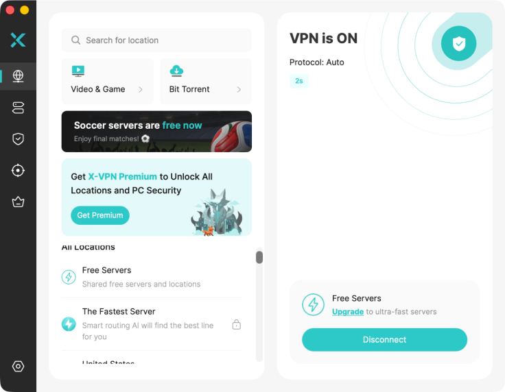 X-VPN free