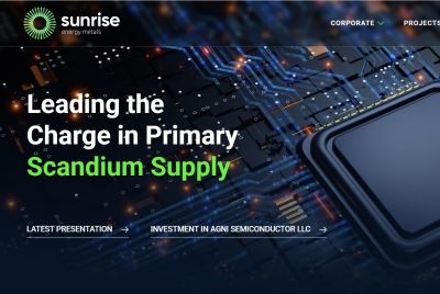 Sunrise Energy Metals Stock Jumps 13% to $16.82 as Blistering