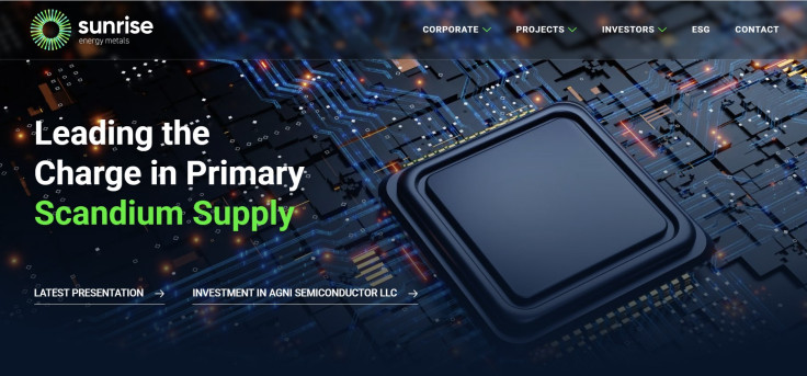 Sunrise Energy Metals Stock Jumps 13% to $16.82 as Blistering