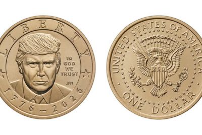 Treasury Unveils New $1 Gold Coin Featuring Trump's Face for